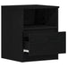Dulap de noapte cu sertar 2 pcs Stejar Negru 40 x 40 x 50 cm - WALTI WALTI