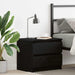 Dulap de noapte Stejar Negru 50 x 40 x 43,5 cm Lemn compozit - WALTI WALTI