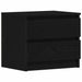 Dulap de noapte Stejar Negru 50 x 40 x 43,5 cm Lemn compozit - WALTI WALTI