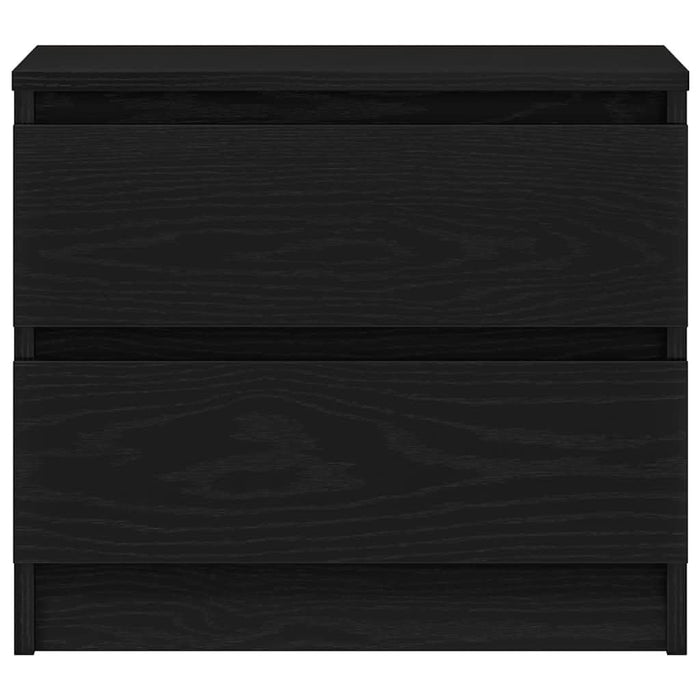 Dulap de noapte Stejar Negru 50 x 40 x 43,5 cm Lemn compozit - WALTI WALTI