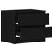 Dulap de noapte cu sertar 2 pcs Stejar Negru 50 x 40 x 43,5 cm - WALTI WALTI