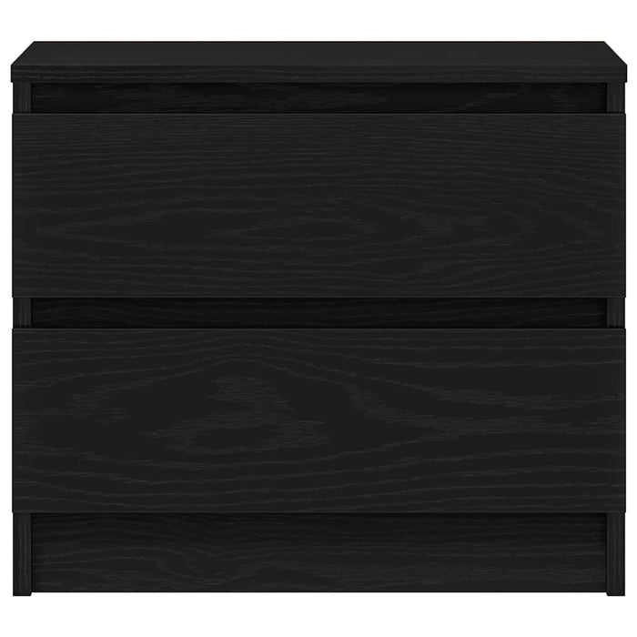 Dulap de noapte cu sertar 2 pcs Stejar Negru 50 x 40 x 43,5 cm - WALTI WALTI