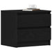 Dulap de noapte cu sertar 2 pcs Stejar Negru 50 x 40 x 43,5 cm - WALTI WALTI