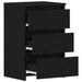 Dulap de noapte Stejar negru 40 x 35 x 62.5 cm Lemn compozit - WALTI WALTI