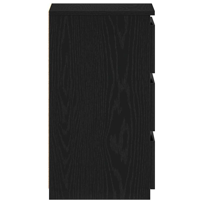 Dulap de noapte Stejar negru 40 x 35 x 62.5 cm Lemn compozit - WALTI WALTI