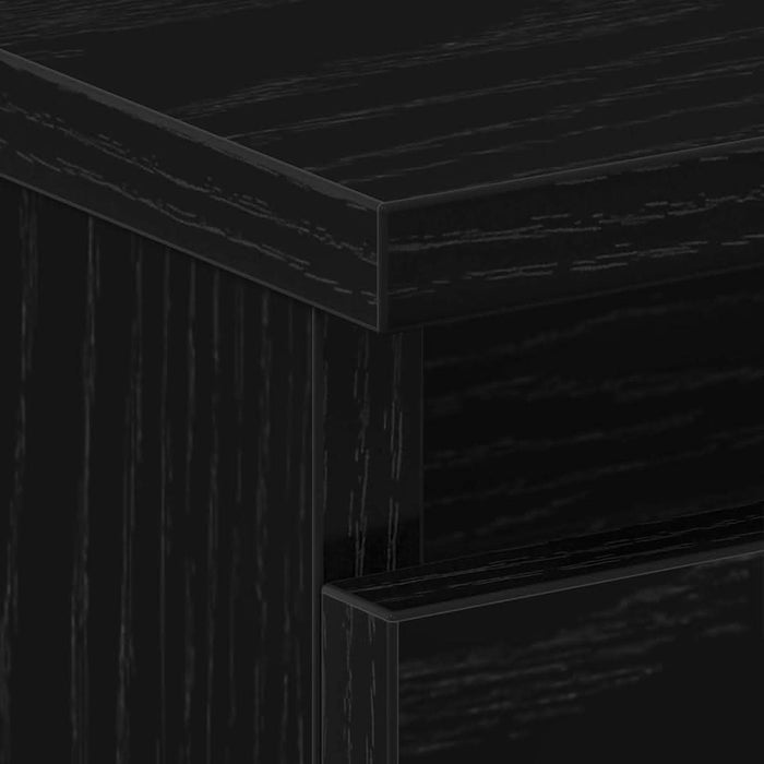 Dulap de noapte cu sertar 2 pcs Stejar negru 40 x 35 x 62.5 cm - WALTI WALTI