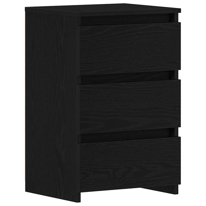 Dulap de noapte cu sertar 2 pcs Stejar negru 40 x 35 x 62.5 cm - WALTI WALTI