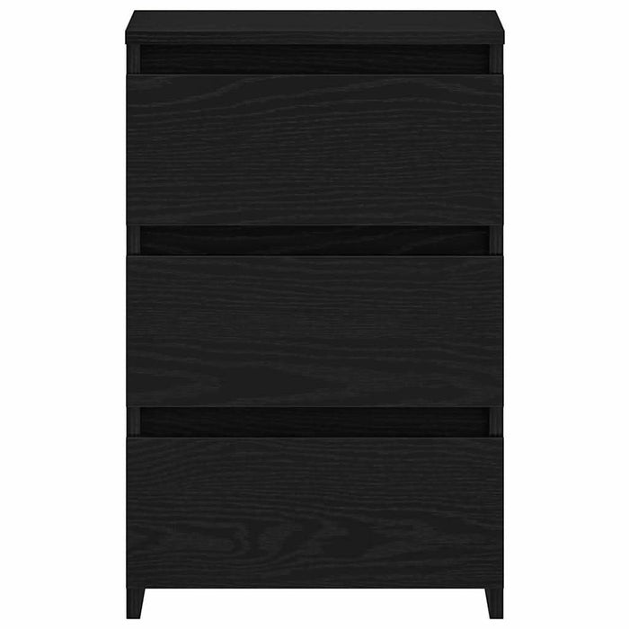 Dulap de noapte cu sertar 2 pcs Stejar negru 40 x 35 x 62.5 cm - WALTI WALTI