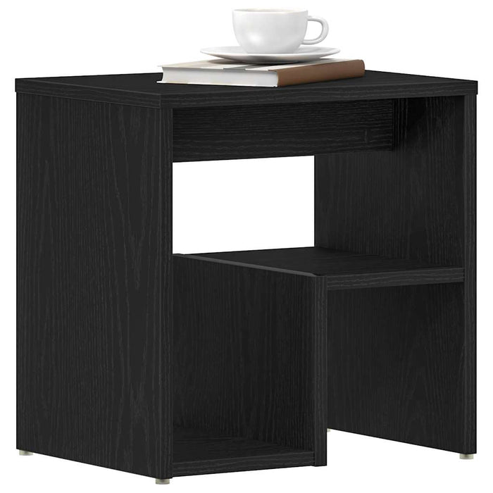 Dulap de noapte 2 pcs Stejar negru 40 x 30 x 40 cm - WALTI WALTI