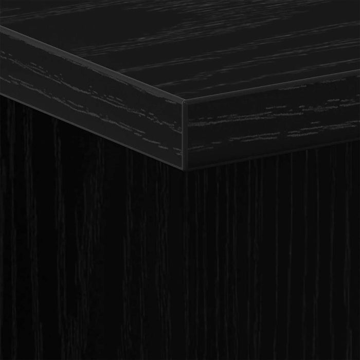 Dulap de noapte 2 pcs Stejar negru 35 x 35 x 55 cm - WALTI WALTI