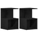 Dulap de noapte 2 pcs Stejar negru 35 x 35 x 55 cm - WALTI WALTI