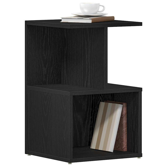 Dulap de noapte 2 pcs Stejar negru 35 x 35 x 55 cm - WALTI WALTI