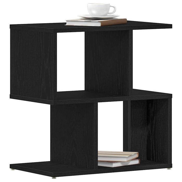 Dulap de noapte Stejar Negru 50 x 30 x 51,5 cm Lemn compozit - WALTI WALTI