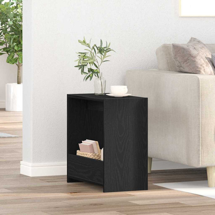 Masă laterală Stejar Negru 50 x 26 x 50 cm Lemn compozit - WALTI WALTI