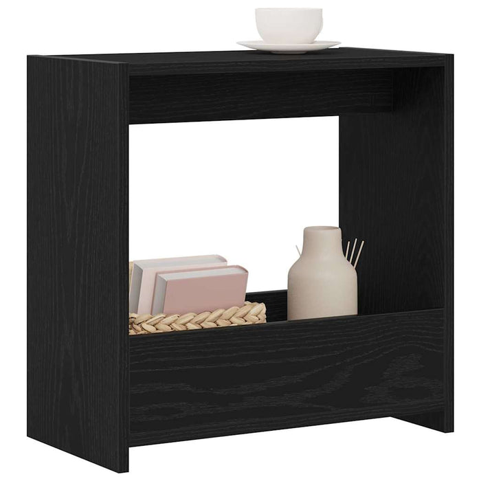 Masă laterală Stejar Negru 50 x 26 x 50 cm Lemn compozit - WALTI WALTI