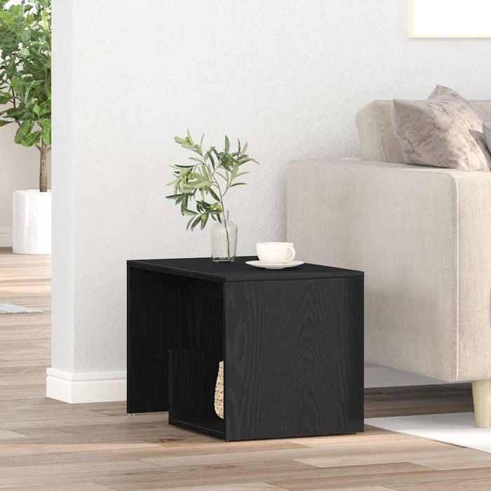 Masă laterală Stejar Negru 59 x 36 x 38 cm Lemn prelucrat WALTI