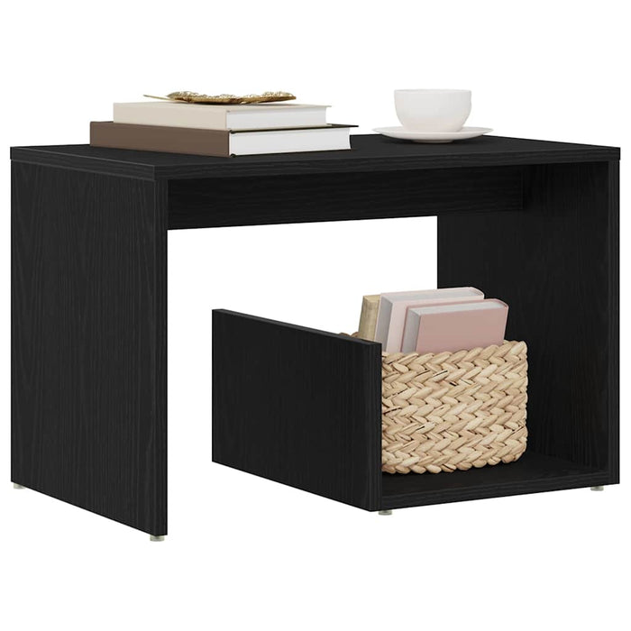 Masă laterală Stejar Negru 59 x 36 x 38 cm Lemn prelucrat WALTI