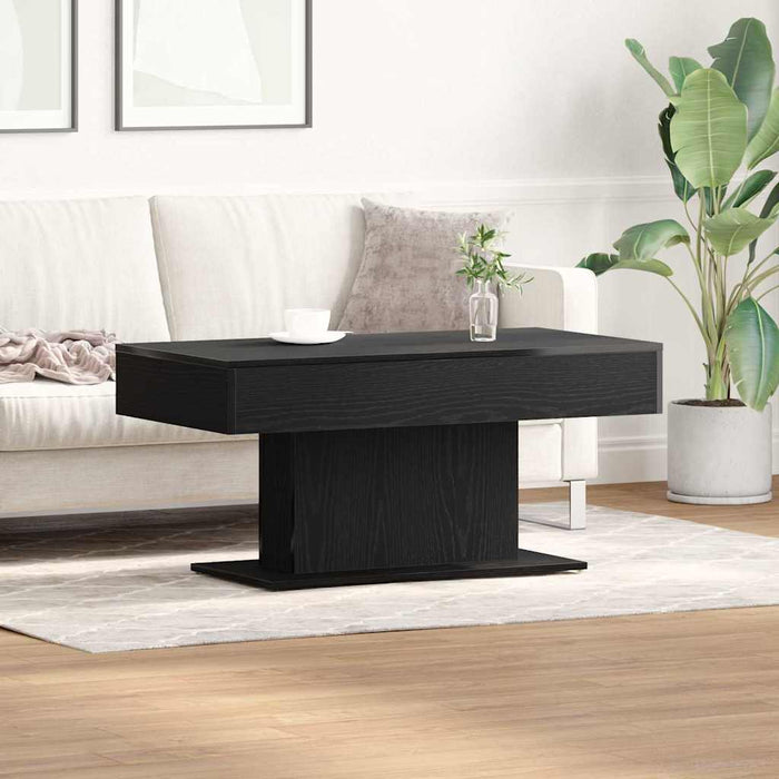 Masă de cafea Stejar negru 96 x 50 x 45 cm Lemn compozit - WALTI WALTI