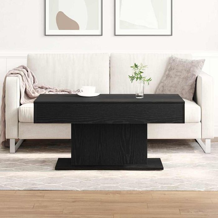 Masă de cafea Stejar negru 96 x 50 x 45 cm Lemn compozit - WALTI WALTI