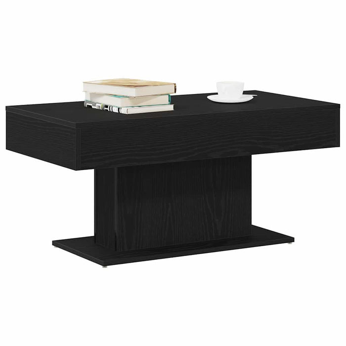Masă de cafea Stejar negru 96 x 50 x 45 cm Lemn compozit - WALTI WALTI