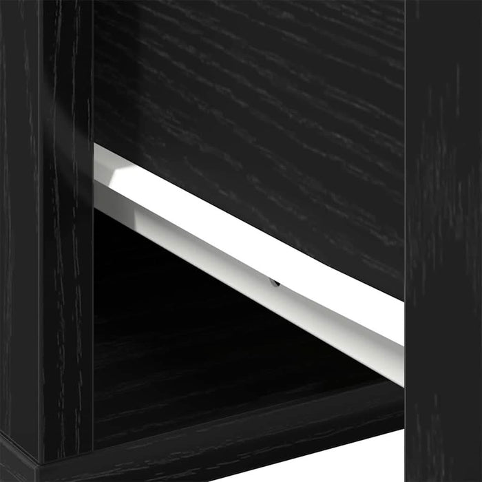 Masă de cafea Stejar negru 60 x 60 x 38 cm Lemn compozit - WALTI WALTI