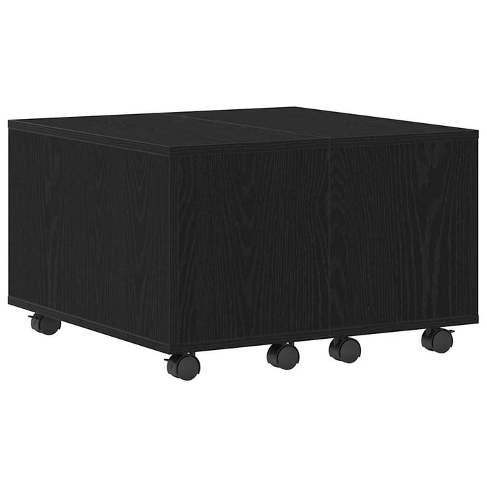Masă de cafea Stejar negru 60 x 60 x 38 cm Lemn compozit - WALTI WALTI