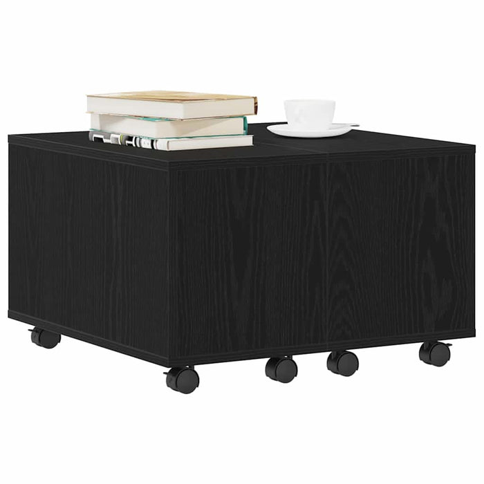 Masă de cafea Stejar negru 60 x 60 x 38 cm Lemn compozit - WALTI WALTI