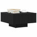Masă de cafea Stejar negru 60 x 60 x 31.5 cm Lemn compozit - WALTI WALTI