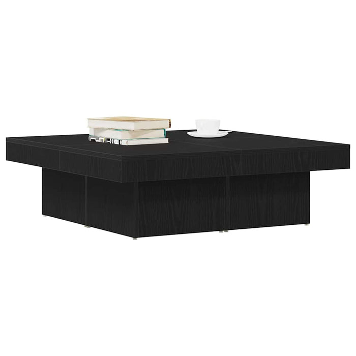 Masă de cafea Stejar negru 90 x 90 x 28 cm Lemn compozit - WALTI WALTI