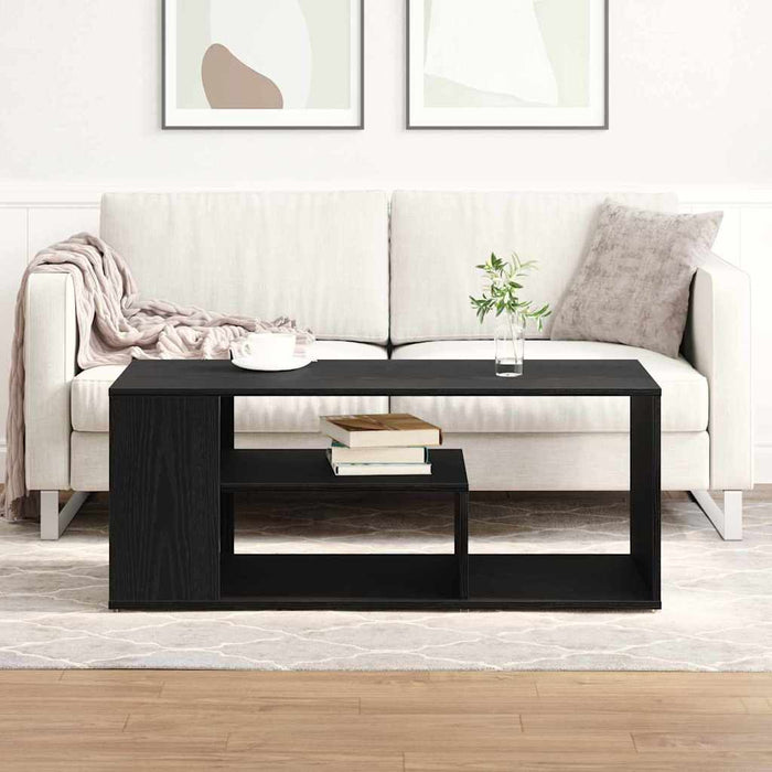 Masă de cafea Stejar negru 100 x 50 x 40 cm Lemn compozit - WALTI WALTI