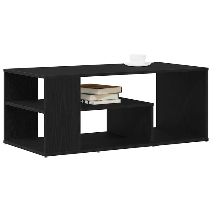 Masă de cafea Stejar negru 100 x 50 x 40 cm Lemn compozit - WALTI WALTI