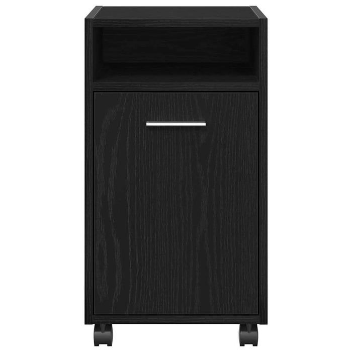 Dulap lateral cu roți cu roata Stejar Negru 33 x 38 x 60 cm - WALTI WALTI