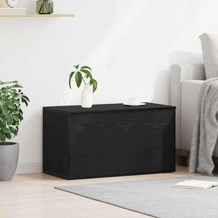 Cutie de depozitare Stejar Negru 84 x 42 x 46 cm Lemn compozit - WALTI WALTI