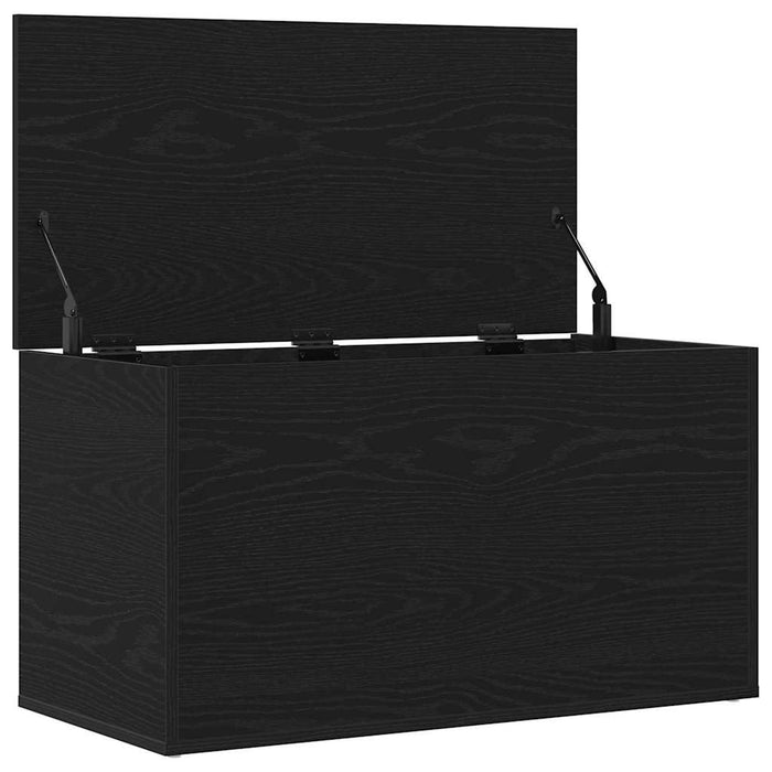 Cutie de depozitare Stejar Negru 84 x 42 x 46 cm Lemn compozit - WALTI WALTI