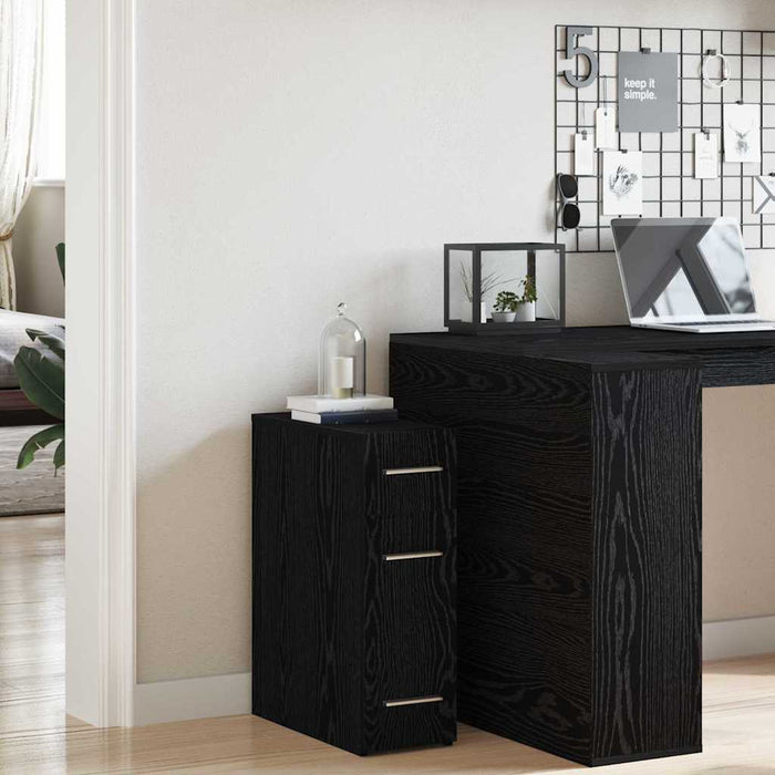 Dulap de farmacie Stejar negru 20 x 45.5 x 60 cm Lemn compozit - WALTI WALTI