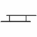 Raft TV montat pe perete cu raft Stejar negru 125 x 18 x 23 cm - WALTI WALTI
