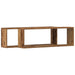Raft de Perete 2 pcs Lemn vechi 80 x 15 x 26 cm Lemn compozit - WALTI WALTI