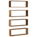 Raft de Perete 4 pcs Lemn vechi 80 x 15 x 26 cm Lemn compozit - WALTI WALTI