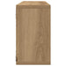Raft de Perete cu raft 4 pcs Stejar artisanal 80 x 15 x 26 cm - WALTI WALTI