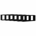 Rafturi de perete cu raft 6 pcs Stejar negru 60 x 15 x 23 cm - WALTI WALTI