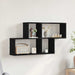 Raft de perete Stejar negru 76 x 15 x 53 cm Lemn compozit - WALTI WALTI