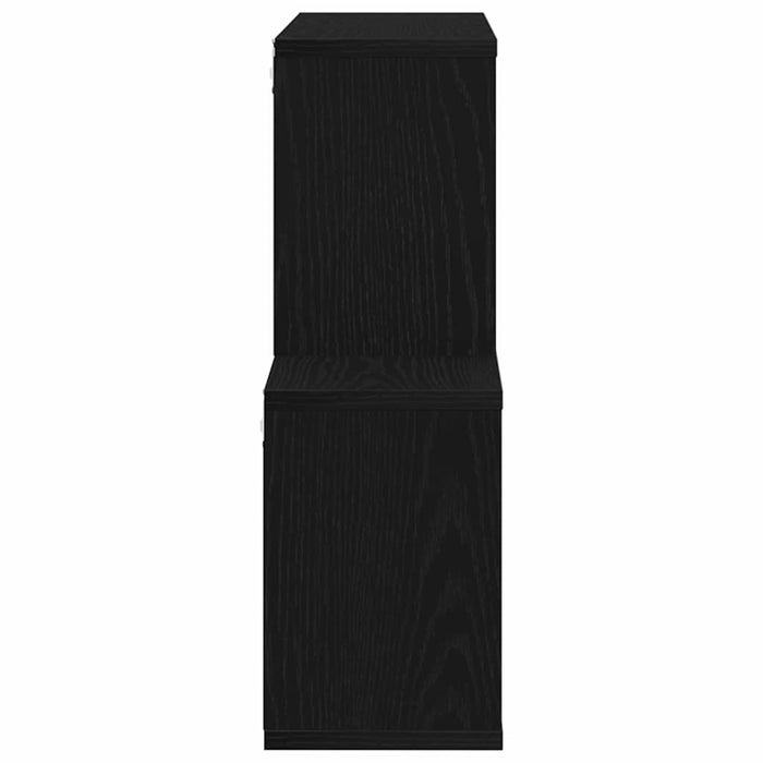 Raft de perete Stejar negru 76 x 15 x 53 cm Lemn compozit - WALTI WALTI