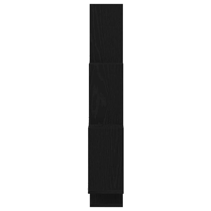 Raft de perete Stejar negru 78 x 15 x 92 cm Lemn compozit - WALTI WALTI