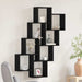 Raft de perete Stejar negru 90 x 15 x 119.5 cm Lemn compozit - WALTI WALTI