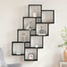 Raft de perete Stejar negru 90 x 15 x 119.5 cm Lemn compozit - WALTI WALTI