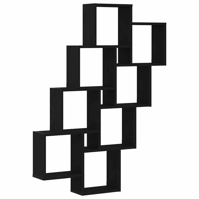 Raft de perete Stejar negru 90 x 15 x 119.5 cm Lemn compozit - WALTI WALTI