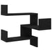Rafters colțar de perete 2 pcs Stejar negru 40 x 40 x 49.5 cm - WALTI WALTI