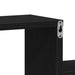 Raft cub pentru perete cu raft Stejar negru 80 x 15 x 78.5 cm - WALTI WALTI