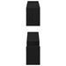 Raft de perete cu raft 2 pcs Stejar negru 100 x 15 x 20 cm - WALTI WALTI
