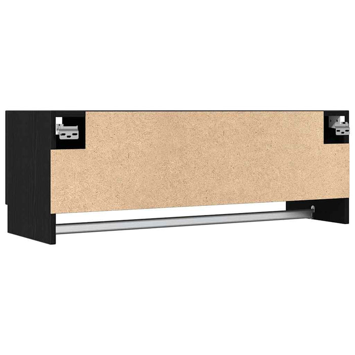 Dulap cu sertar Stejar Negru 100 x 32,5 x 35 cm Lemn compozit - WALTI WALTI